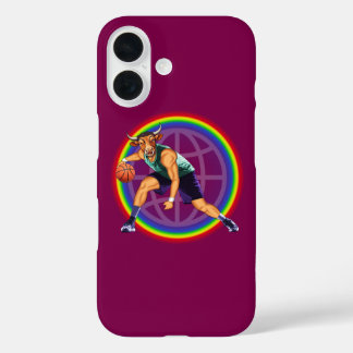 Coques iPhone 16 "Joueur de basket en action"