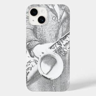Coque Pour iPhone 14 joueur de saxophone