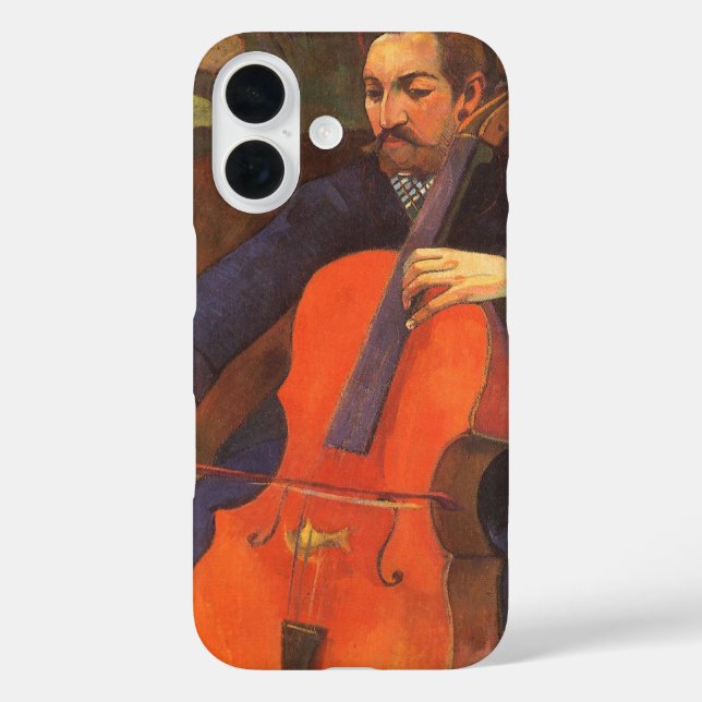 Coques Case-Mate iPhone Joueur Schneklud Portrait par Paul Gauguin (Verso)