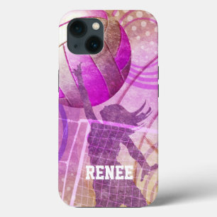 iPhone 13 Case Joueuse de volley-ball féminin