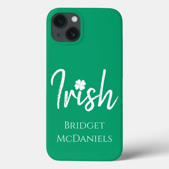 Coques Case-Mate iPhone Jour de la Saint Patrick de trèfle vert irlandais  (Verso)
