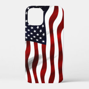 Coque iPhone 12 Mini Jour de l'indépendance patriotique du drapeau amér