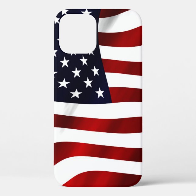Coques Case-Mate iPhone Jour de l'indépendance patriotique du drapeau amér (Verso)