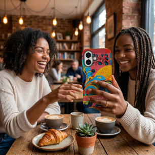 Coques iPhone 16 Jour des mères tribales afro-américaines