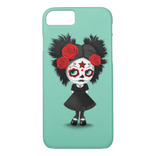 Coques Pour iPhone Jour timide de la fille morte avec de grands yeux