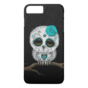 Case-Mate iPhone Case Jour turquoise mignon des étoiles mortes de hibou