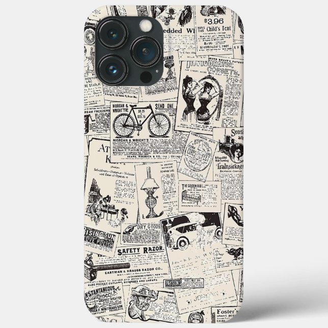 Coques Case-Mate iPhone Journal vintage   (Verso)