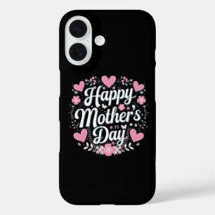 Coques iPhone 16 Joyeuse fête des Mères Maman mignonne florale Gran
