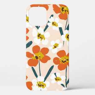 Case-Mate iPhone Case Joyeuse fleur sèche peinte fleurit sans couture mo