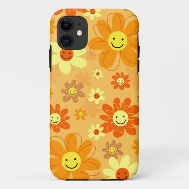 Coques Case-Mate iPhone Joyeuses fleurs (Dos)