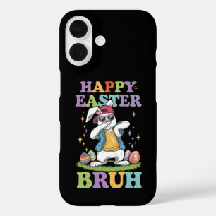 Coques iPhone 16 Joyeuses Pâques Frangin Lapin de Pâques Funny Dabb