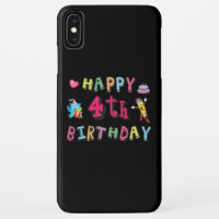 Joyeux 4e anniversaire. 4 ans b-jour.