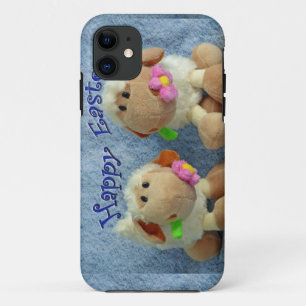Coque iPhone 11 Joyeux agneaux de Pâques