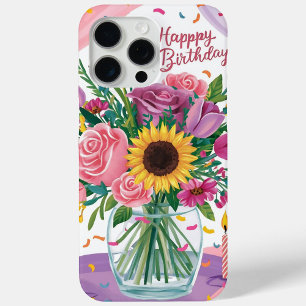 Coque iPhone 15 Pro Max Joyeux Anniversaire 