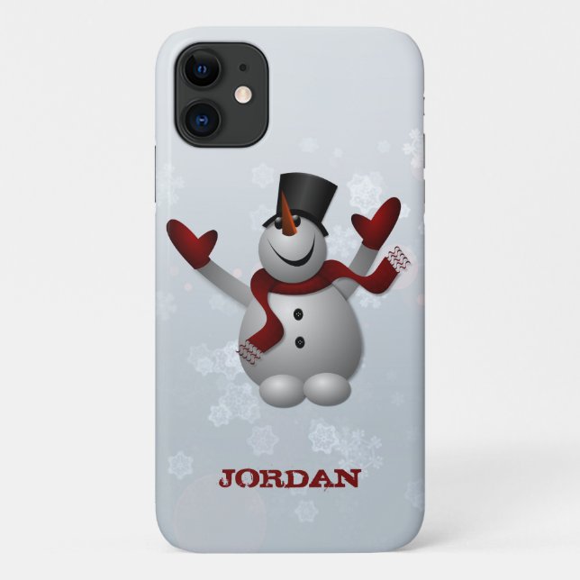 Coques Case-Mate iPhone Joyeux bonhomme de neige (Dos)