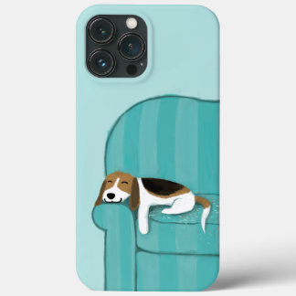 Case-Mate iPhone Case Joyeux canapé chien | Beagle mignon | Art animal a