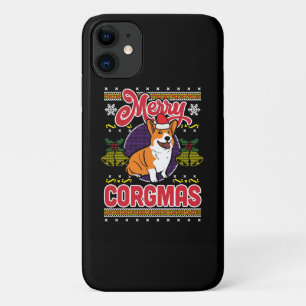 Case-Mate iPhone Case Joyeux Corgmas Ugly Christmas Corgi Amoureux des c
