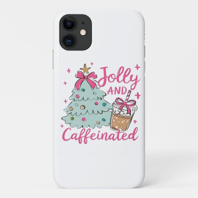 Coques Case-Mate iPhone Joyeux et Caféiné (Dos)