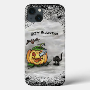 Case-Mate iPhone Case Joyeux Halloween avec le Citrouille de chaume de c