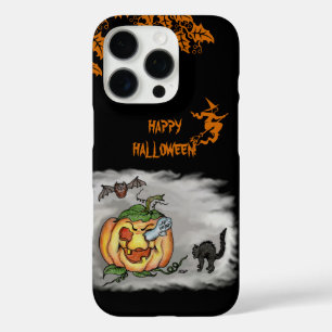 Coques iPhone 16 Pro Joyeux Halloween avec le Citrouille de chaume de c