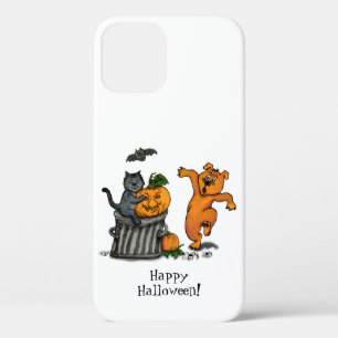 Case-Mate iPhone Case Joyeux Halloween ! Chien et araignée de chauve-sou