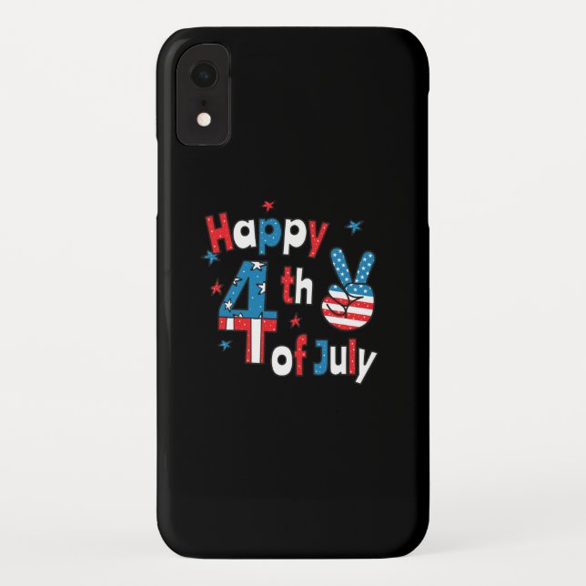 Coques Case-Mate iPhone Joyeux Jour de l'Indépendance 4 juillet (Dos)