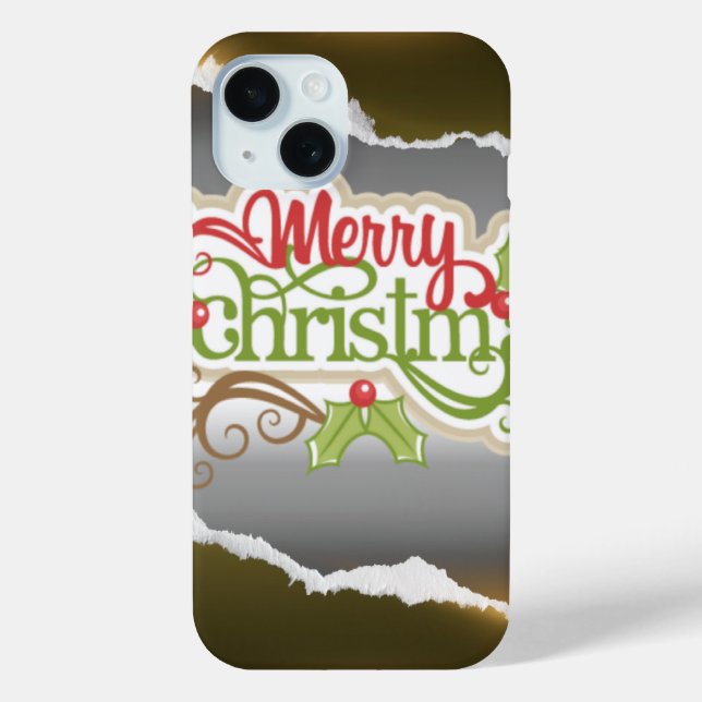 Coques Case-Mate iPhone Joyeux Noël  (Verso)