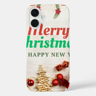 Coques iPhone 16 Joyeux Noël & Bonne Année Fêtes de fin d'année P
