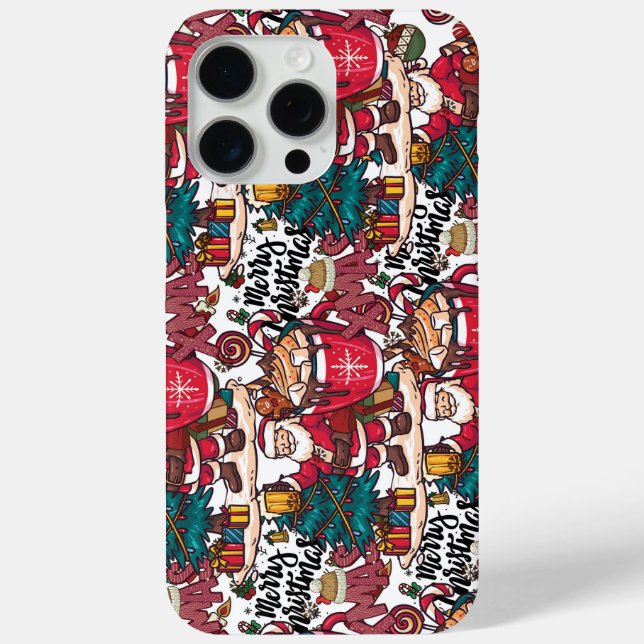 Coques Case-Mate iPhone Joyeux Noël - Fête de Fêtes (Verso)