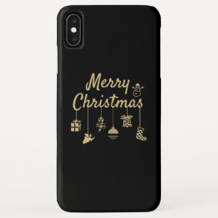 Case-Mate iPhone Case Joyeux Noël Ornements or