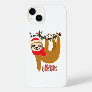 Coque Pour iPhone 14 Plus Joyeux Noël Sloth   Vacances