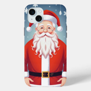 Coque iPhone 15 Mini Joyeux Père Noël