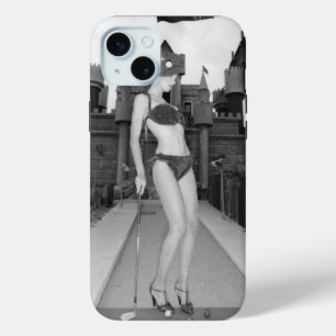 Coque iPhone 15 Mini Ju Ju Rose Miniature Golf