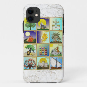 Case-Mate iPhone Case Judaica 12 Tribus d'Israël Panneaux d'art