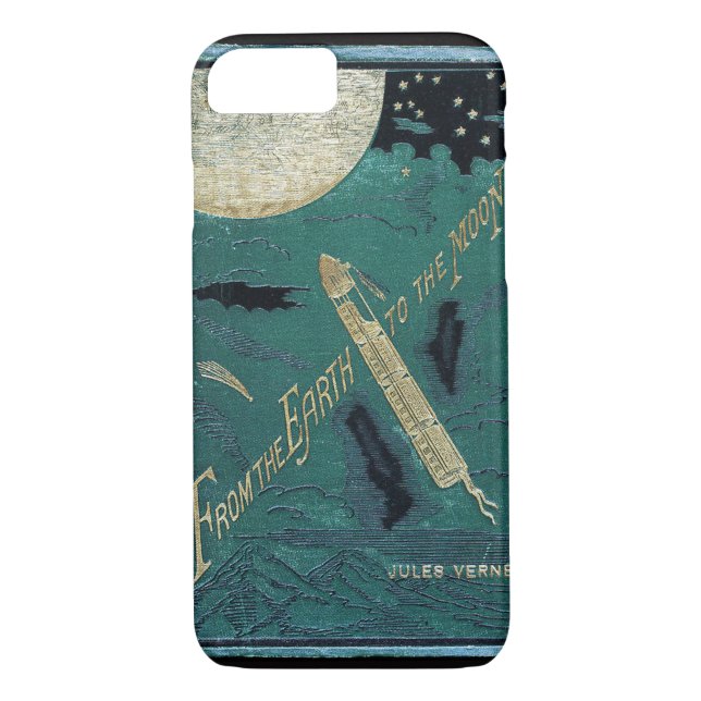 Coques Case-Mate iPhone Jules Verne De La Terre À La Lune (Dos)