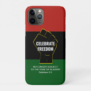 Case-Mate iPhone Case Juneteeth CÉLÉBRE LA LIBERTÉ Écriture personnalisa
