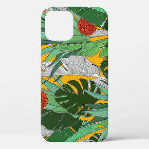Case-Mate iPhone Case Jungle d'été : Motif de palmier lumineux.