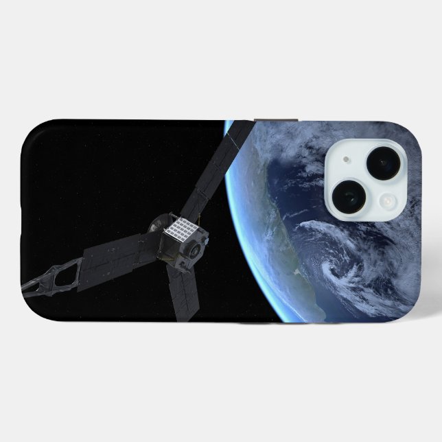 Coques Case-Mate iPhone Juno Spacecraft Pendant Son Vol Sur Terre (Verso (horizontal))