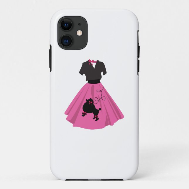 Coques Case-Mate iPhone Jupe de caniche (Dos)
