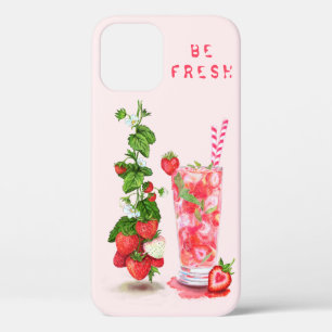 Case-Mate iPhone Case Jus de fraise frais Boisson Cool - Fruits d'été 