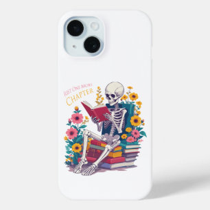 Coque Pour iPhone 15 Juste Un Chapitre De Plus Skeleton Lecteur De Lect