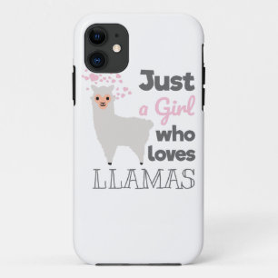 Case-Mate iPhone Case Juste une fille qui aime des lamas