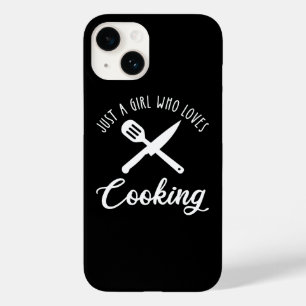 Coque Pour iPhone 14 Juste une fille qui aime la Cuisine