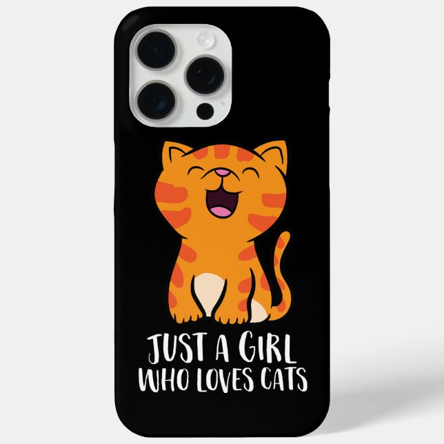 Coques Case-Mate iPhone Juste une fille qui aime les chats Pullover (Verso)