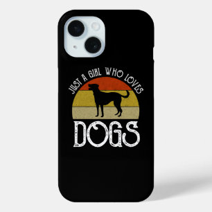 Coque Pour iPhone 15 Juste Une Fille Qui Aime Les Chiens