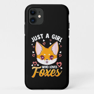 Case-Mate iPhone Case Juste une fille qui aime les renards Enfants Fille