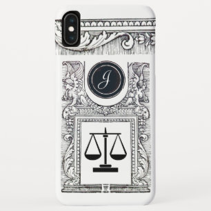 Coques Pour iPhone JUSTICE BUREAU JURIDIQUE, PROCUREUR Monogramme Bla