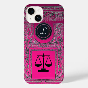 Coques Pour iPhone JUSTICE BUREAU JURIDIQUE, PROCUREUR Monogramme ros
