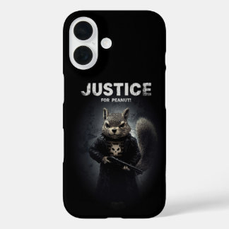 Coques iPhone 16 Justice pour arachide l'écureuil
