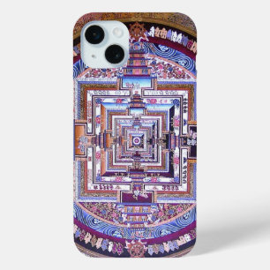 Coque iPhone 15 Mini Kalachakra mandala